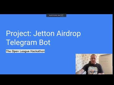 Jetton Airdrop Telegram Bot