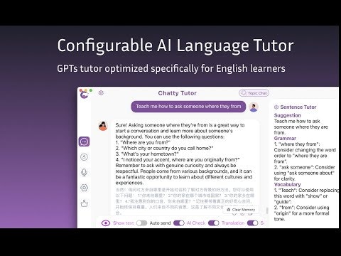 Chatty Tutor