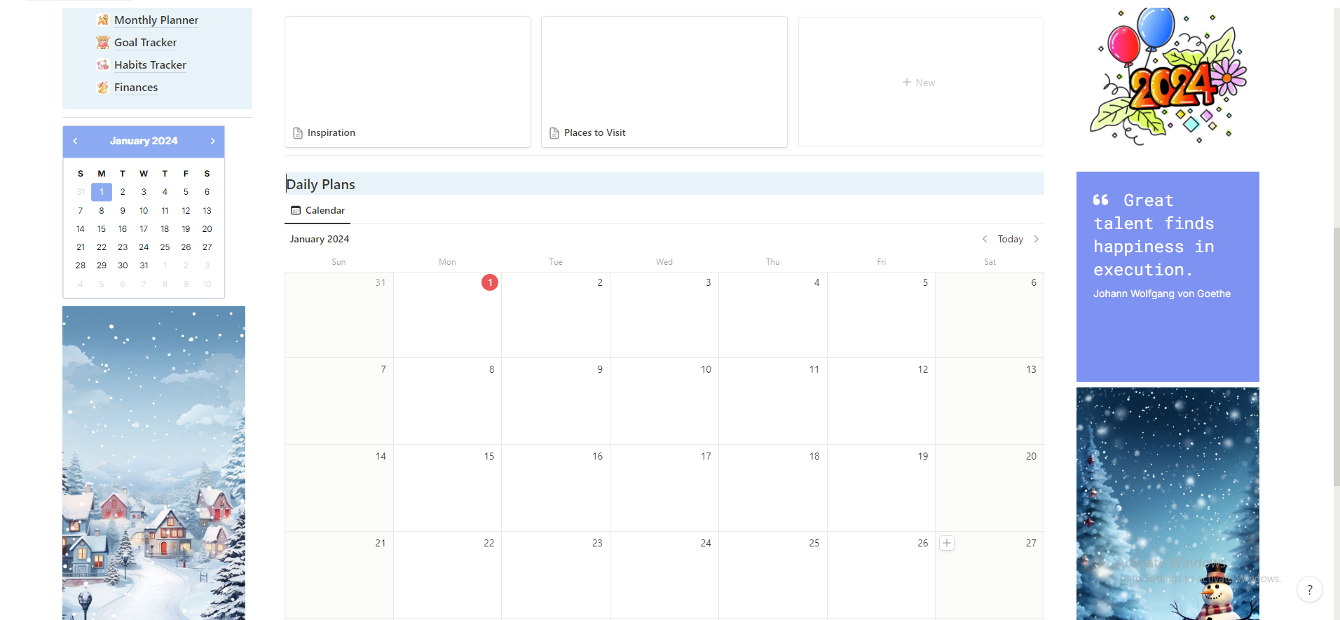 All In One Planner[Aesthetic]