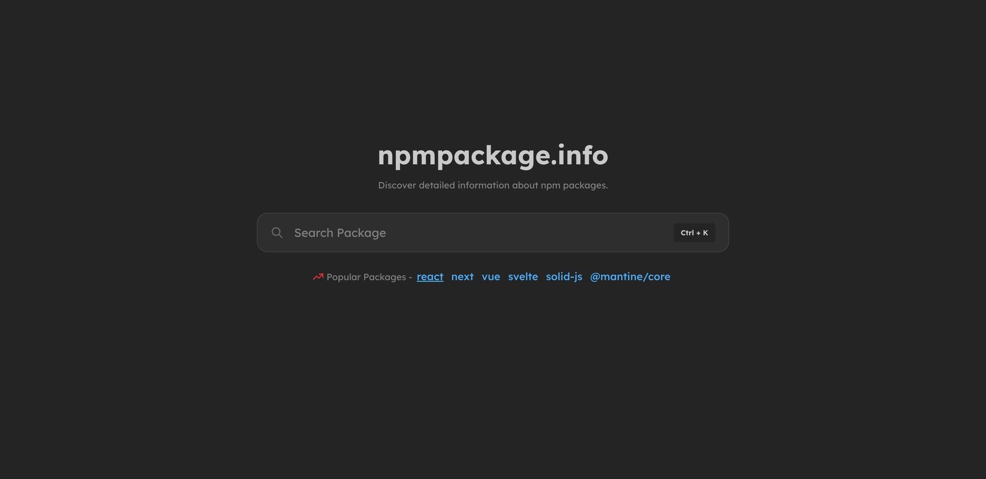 npmpackage.info