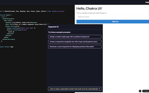 Augment UI