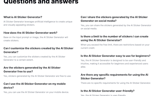 AI Sticker Generator