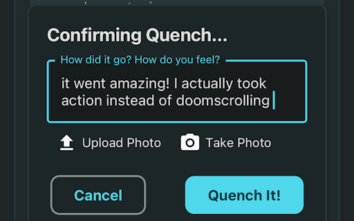 Curiosity Quench