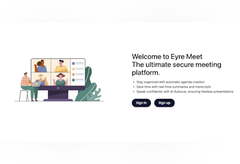 Eyre.ai Secure AI Meeting Platform