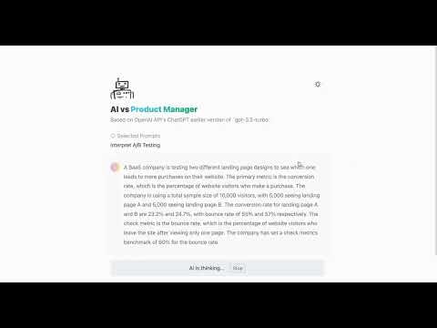 AI vs Product Manager
