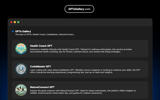 GPTs Gallery
