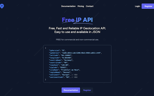 Free IP API