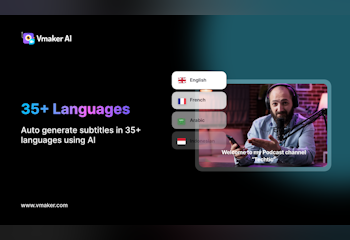 Animated Auto Subtitles by Vmaker AI