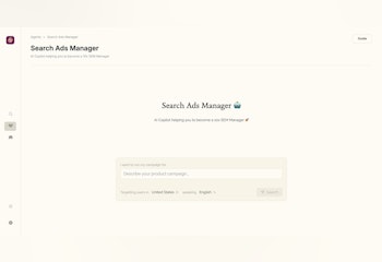 Search Ads Manager AI Agent