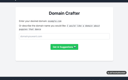 Domain Crafter