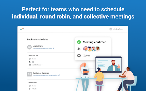Boomerang Meeting Scheduling for Teams