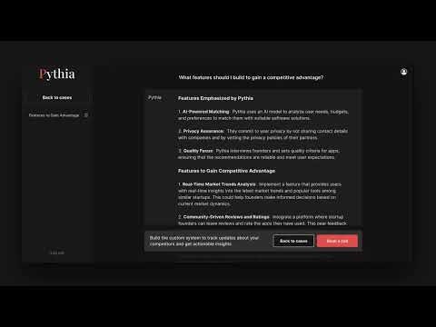 Competitor Analysis by Pythia World