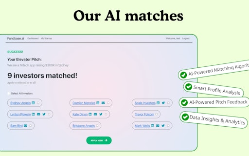FundBase - Raise Funds but AI first