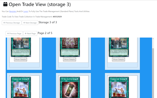 TCG Catalogue
