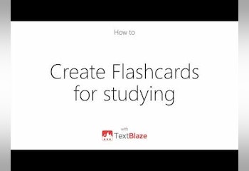Simple Flashcard Generator