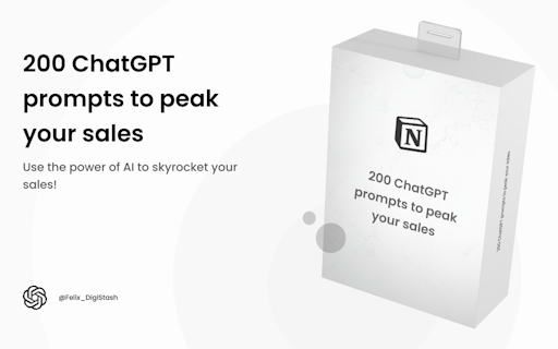 200 ChatGPT Prompts To Peak Your Sales