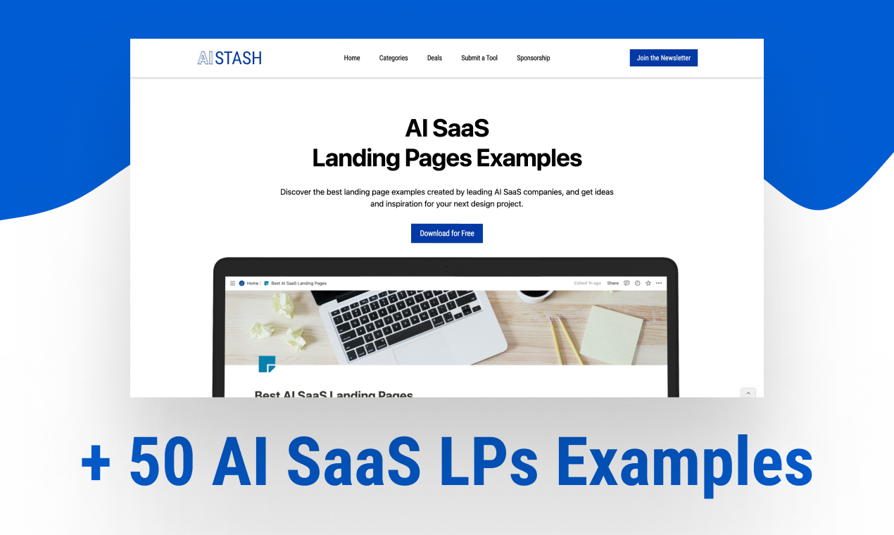 Best AI SaaS Landing Pages Examples