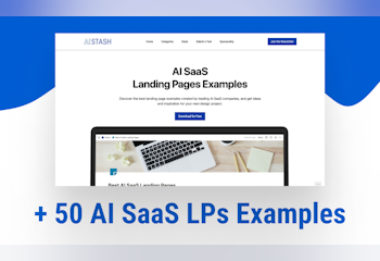 Best AI SaaS Landing Pages Examples