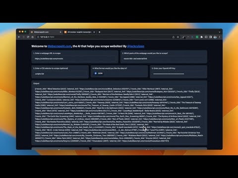 WebscrapeAi