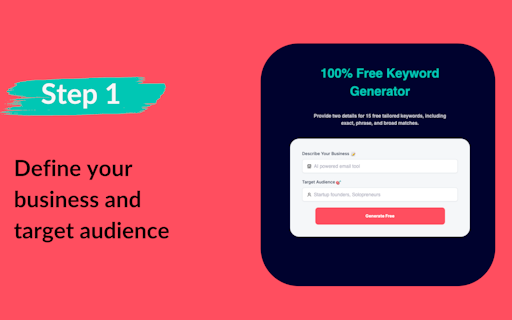 100% Free Keyword Generator