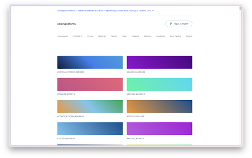 Colors & fonts