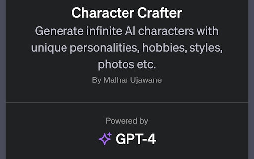 Character Crafter GPT