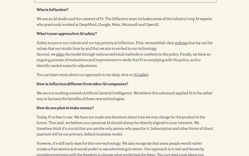 Pi by Inflection AI