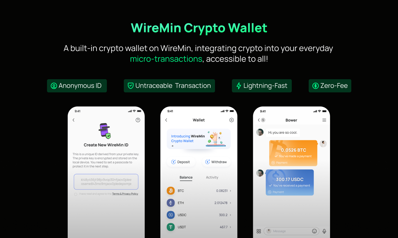 WireMin Crypto Wallet
