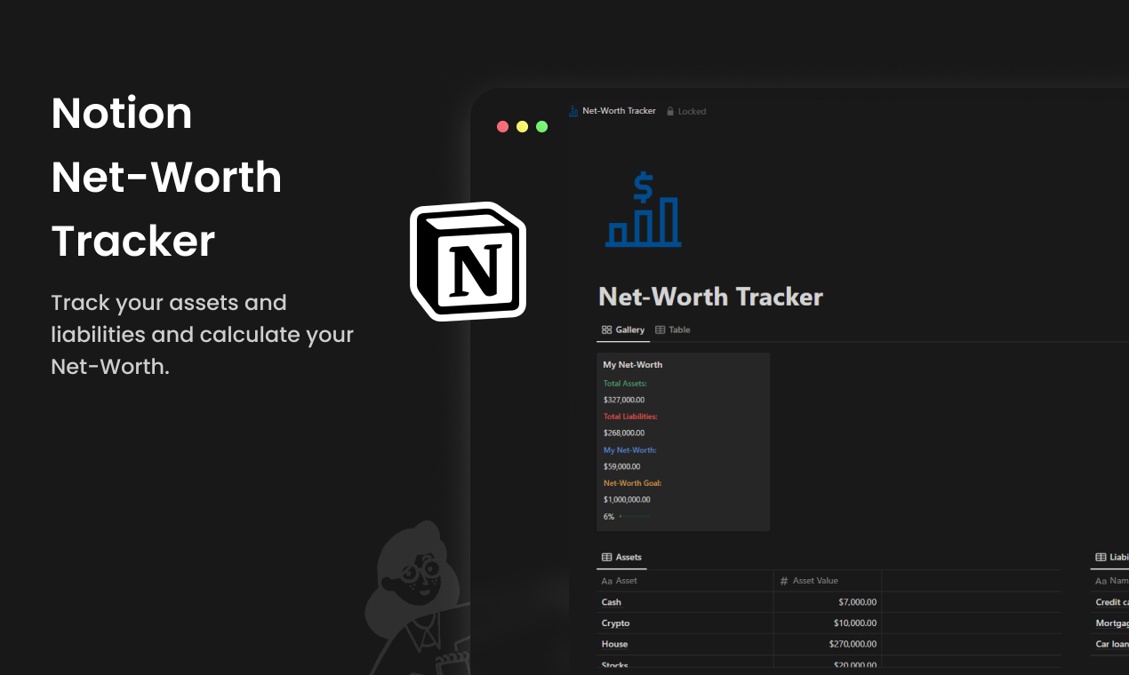 Notion Net-Worth Tracker
