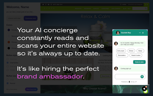 Rep AI: Sales Concierge for eCommerce