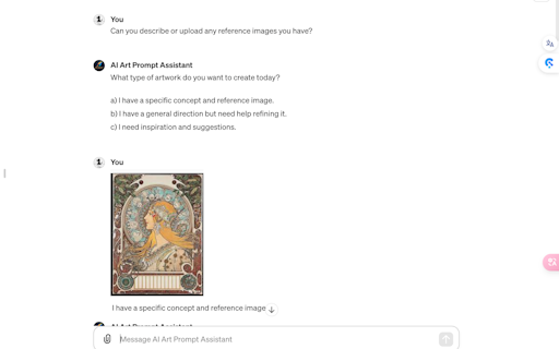 AI Art Prompt Assistant