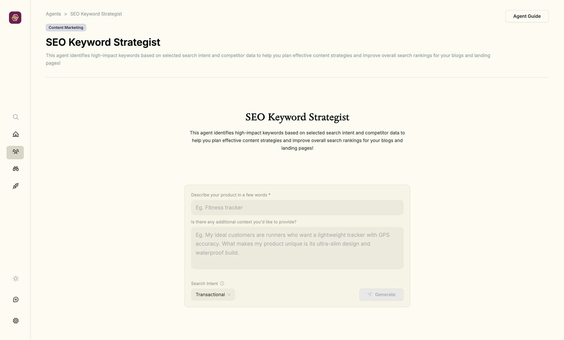 SEO Keyword Strategist