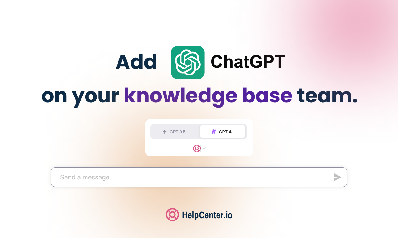 HelpCenter.io plugin for ChatGPT