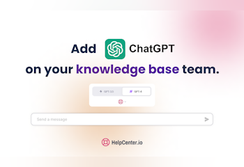 HelpCenter.io plugin for ChatGPT