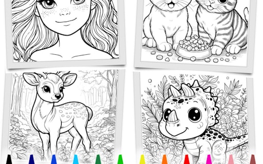 Coloring Pages for Kids and Adults