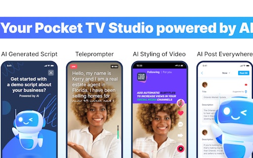 BIGVU Voice to Script AI Magic Writer