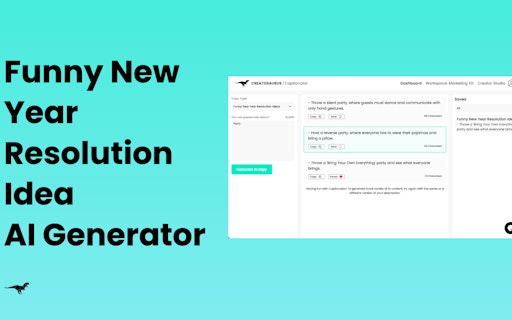 Funny New Year Resolution Idea Generator