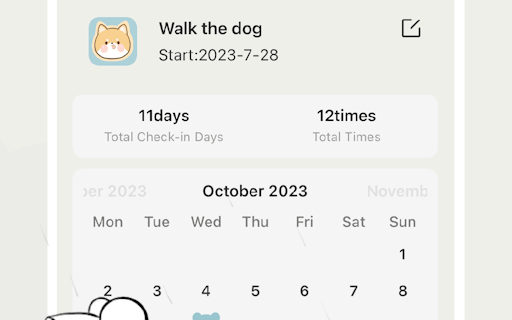 Bear Habit Tracker