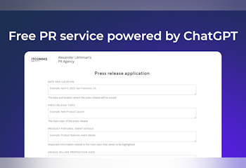 Free AI PR service