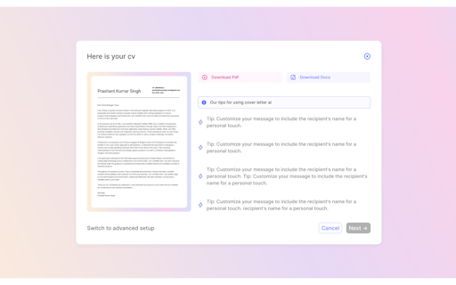 CustomCV