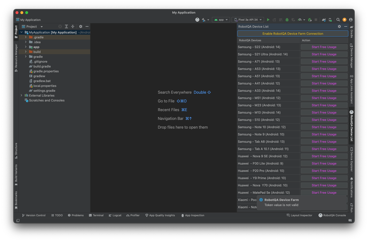 RobotQA Real Device Debugging on Cloud