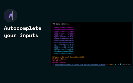 Warpy: Terminal Generative Shell