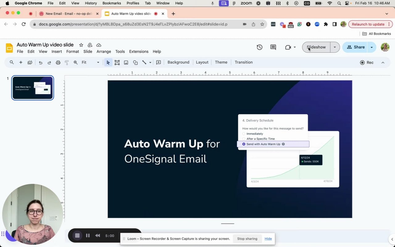 Auto Warm Up for OneSignal Email