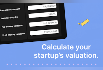 Pre and Post-Money Valuation Calculator