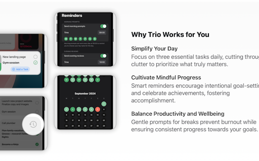 Trio: Mindful Todo List App