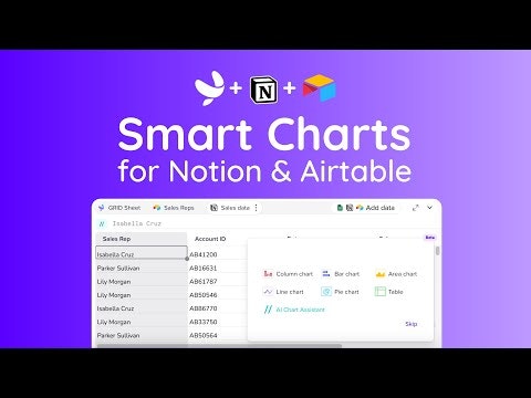 GRID Smart Charts for Notion & Airtable