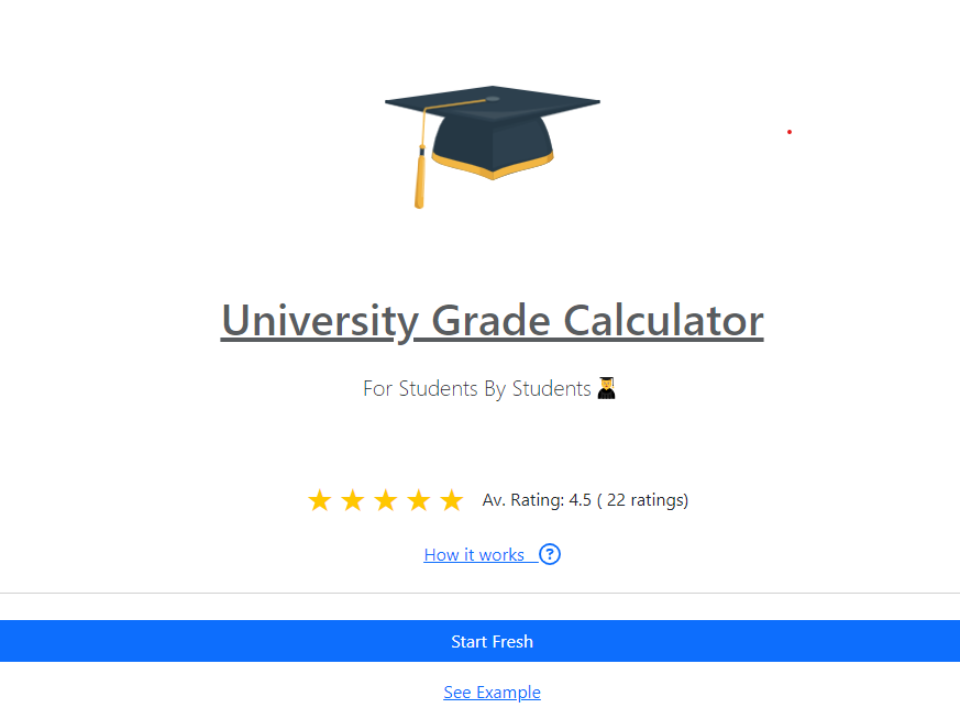 GradeFormula-University Grade Calculator