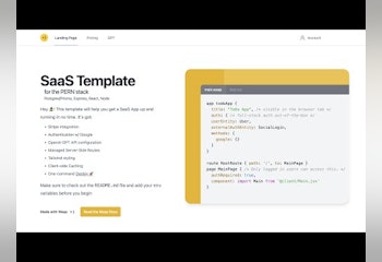 Free SaaS Template (GPT, Stripe, Auth)