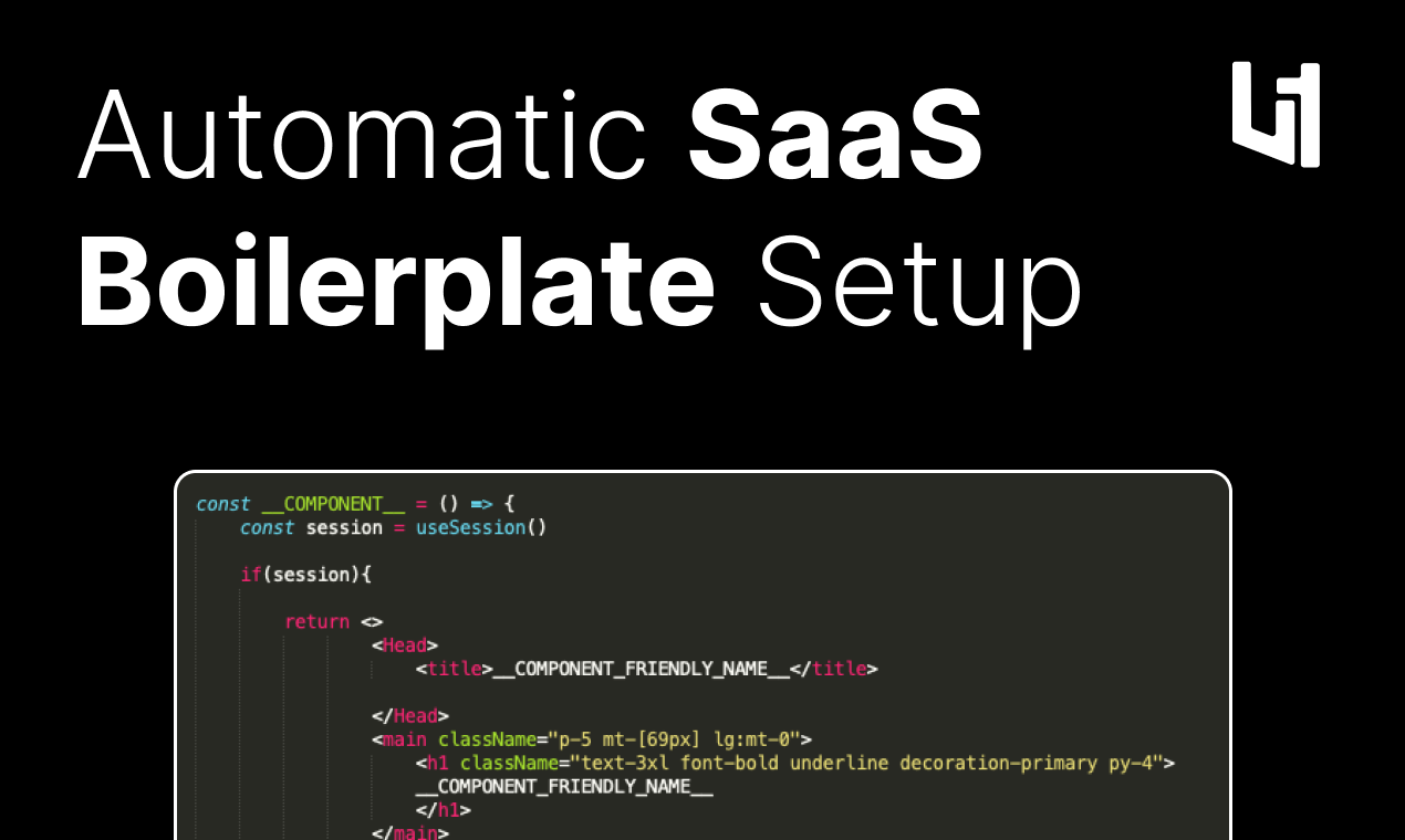 Next.js SaaS Boilerplate Generator