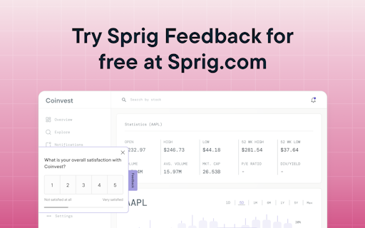 Sprig Feedback